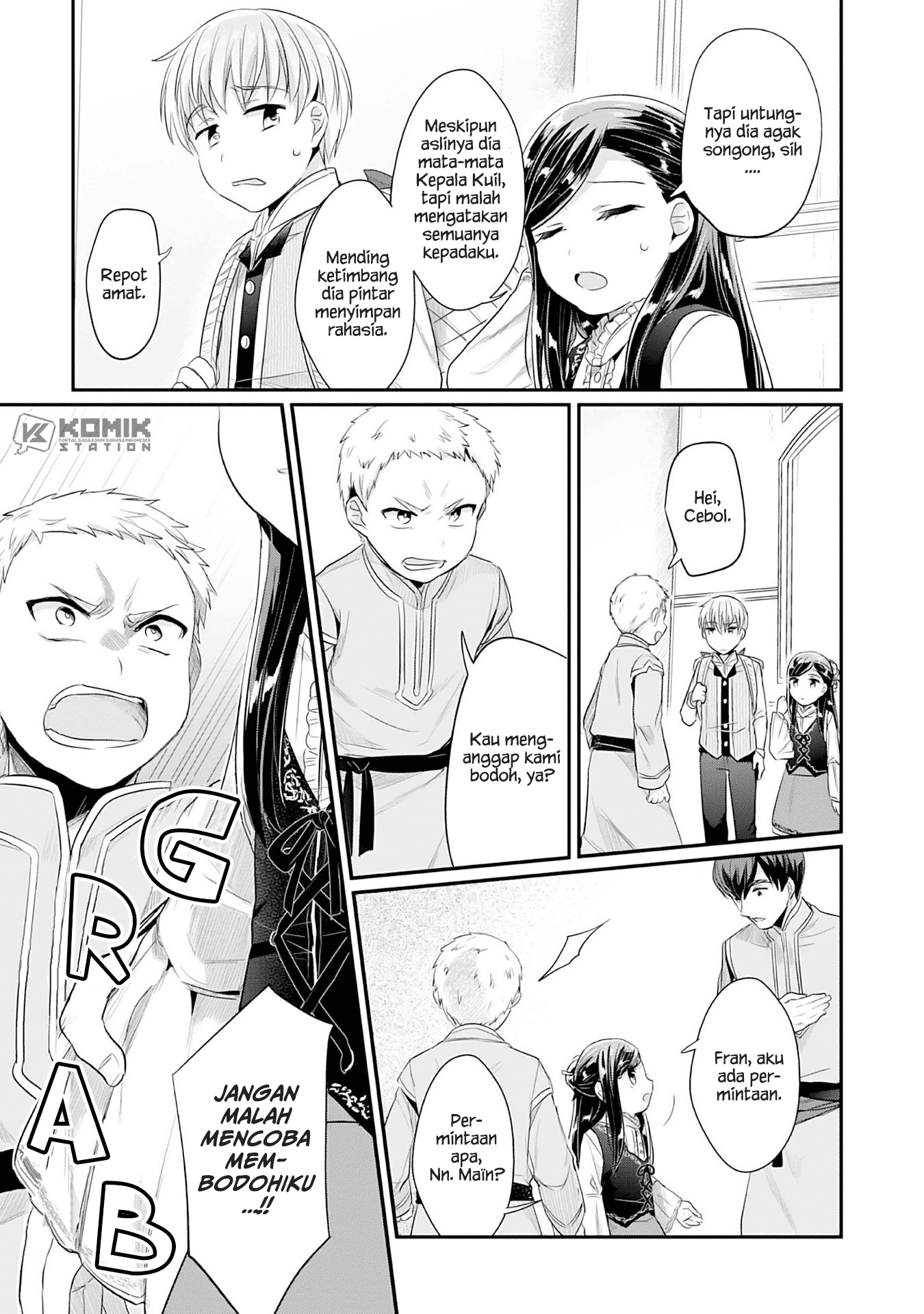 Honzuki no Gekokujou: Part 2 Chapter 04 Bahasa Indonesia